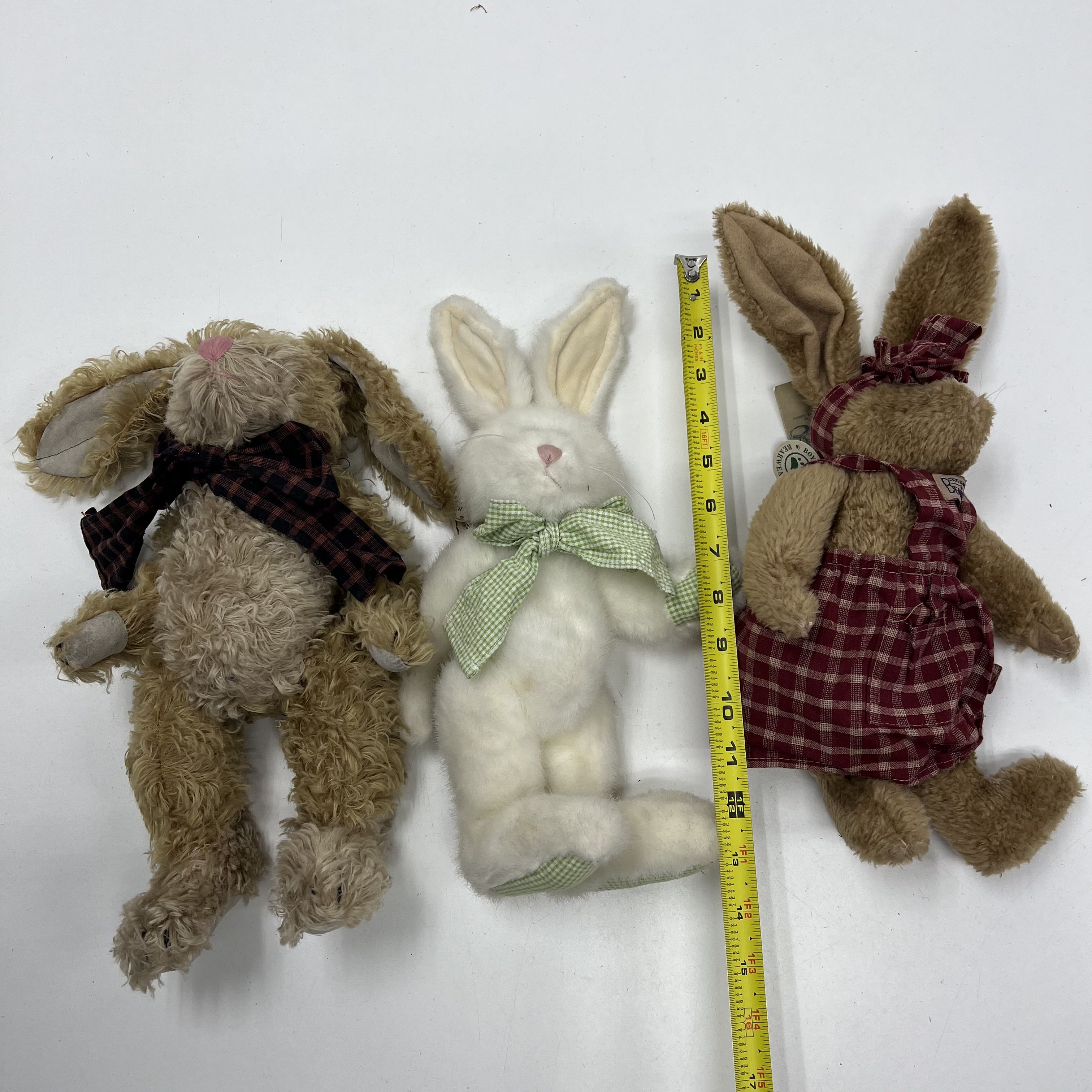 Vintage Boyds Bears J.B. Bean Plush Bunnies Lot of 6 Collectible Rabbits
