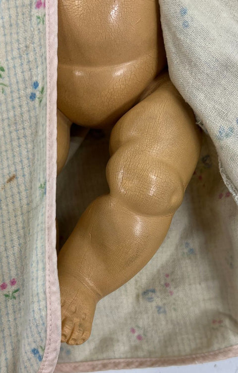 Vintage American Character Composition Bent Limb Baby Doll Sleep Eyes 13"