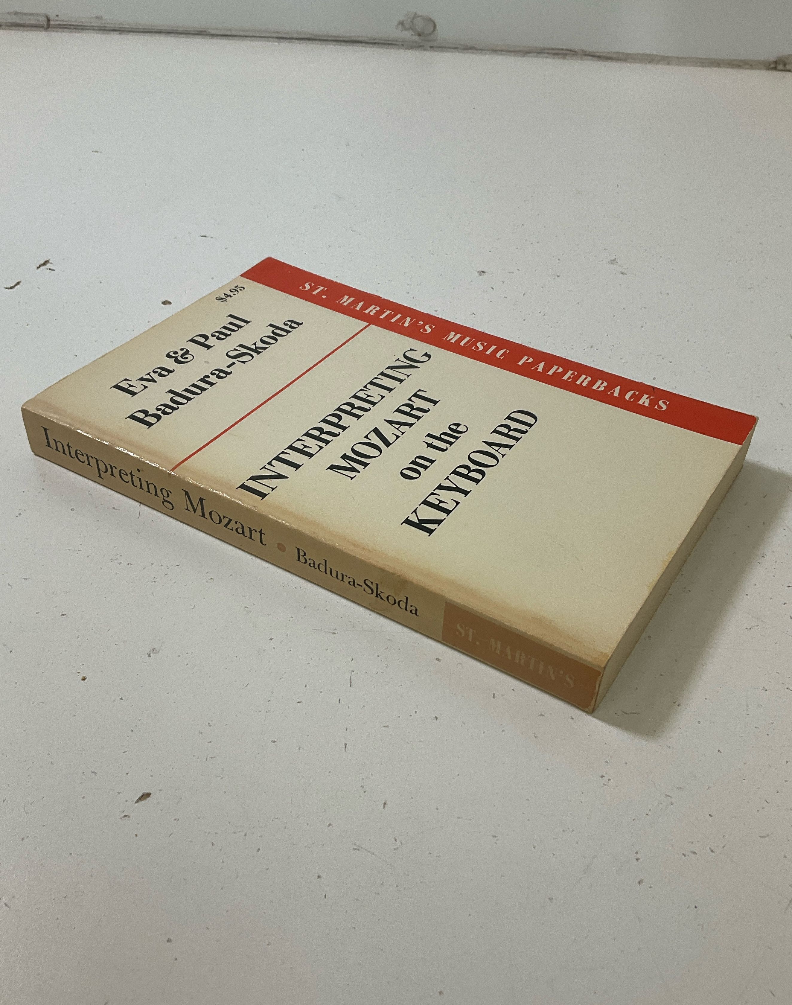 Interpreting Mozart On The Keyboard Badura Skosa St Martins Music Paperback 1962