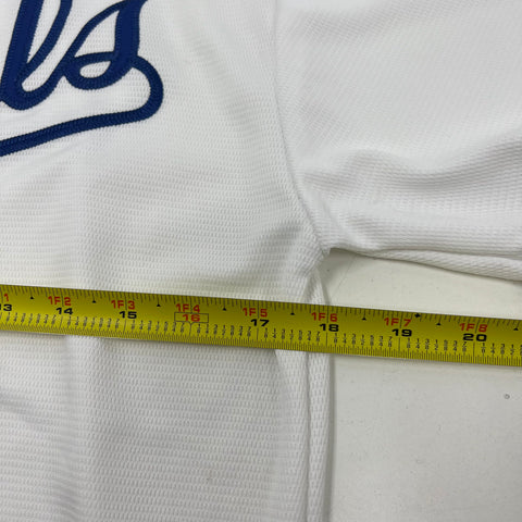 Majestic KC Royals 2014 World Series Cool Base Baseball Jersey Youth L 14-16