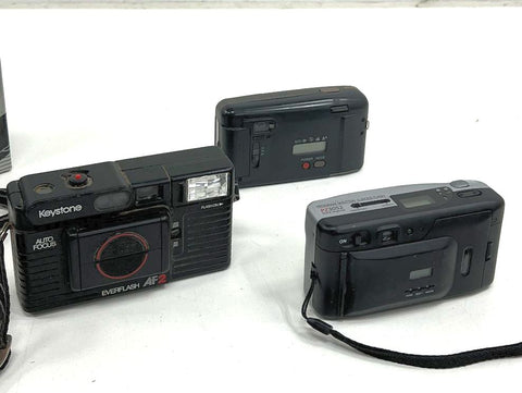 Vintage Film Camera Lot 35mm SLR Point & Shoot APS Hanimex Fuji Keystone