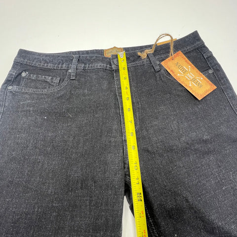 Native Jeans Black Slim Fit Straight Leg Jeans Men's 36x32 NWT