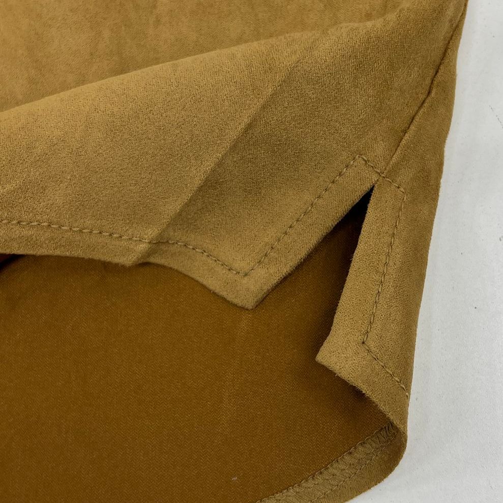 Banana Republic Faux Suede Cropped Utility Shirt Jacket Womens Size L