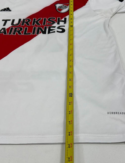 Adidas River Plate 2020/21 Home White Red Soccer Football Jersey Men's XL