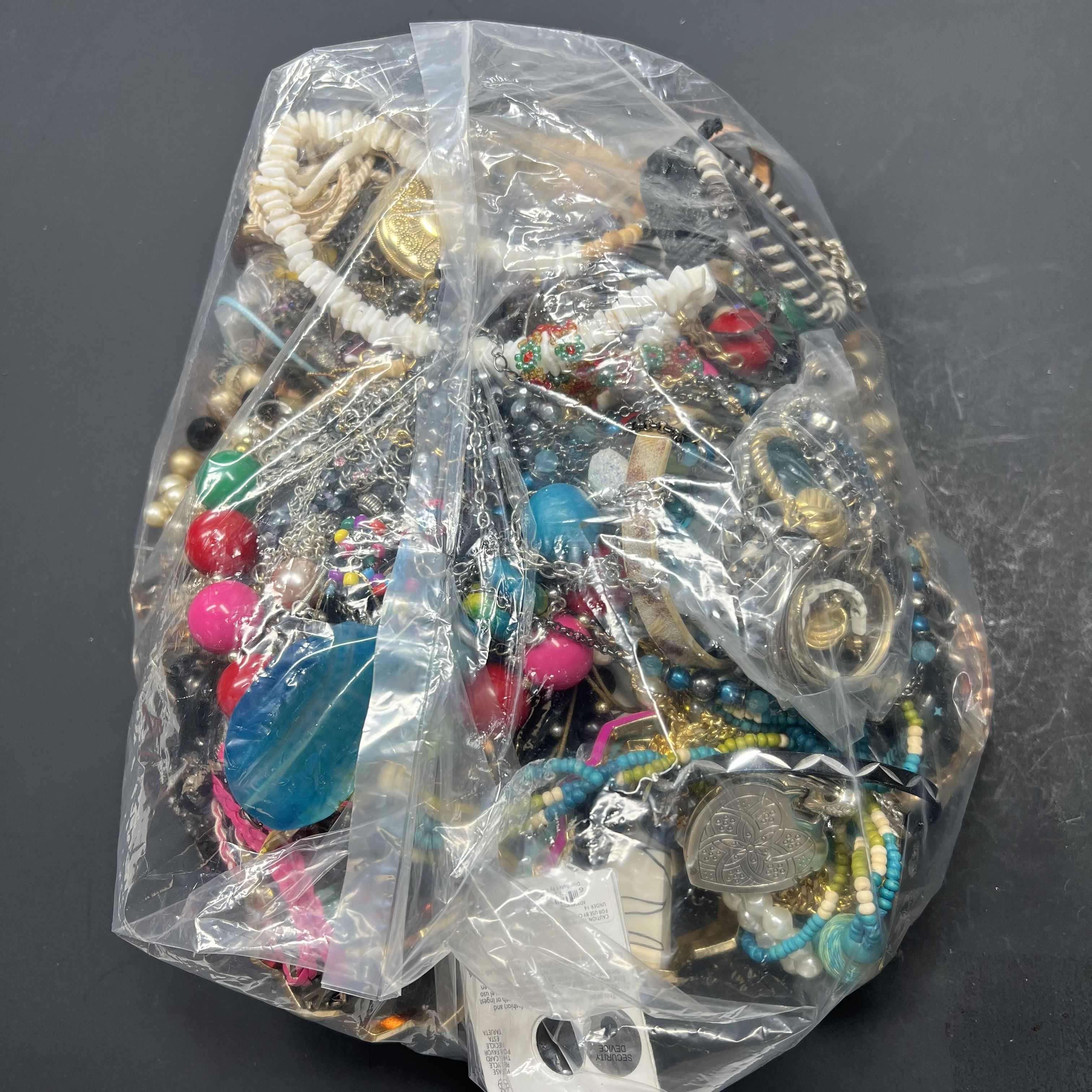 5LB Wearable Costume Jewelry Mixed Items Bag