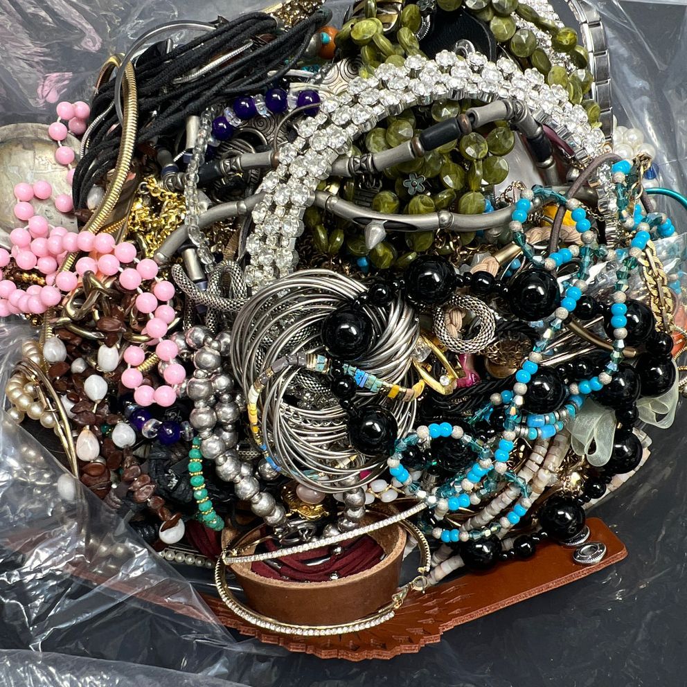 5LB Wearable Costume Mixed Jewelry Grab Bag