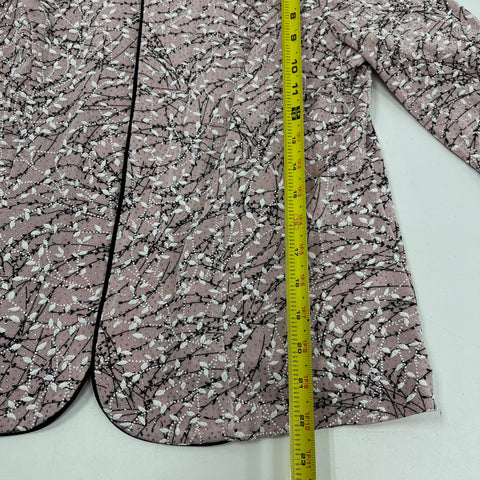 NWT Alex Evenings Pink Glitter 2-Piece Jacket Shell Top Set Women's Petite L