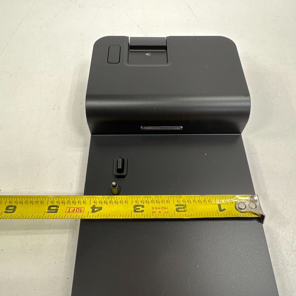 HP UltraSlim Docking Station D9Y32UT w/ AC Adapter Power Supply Black