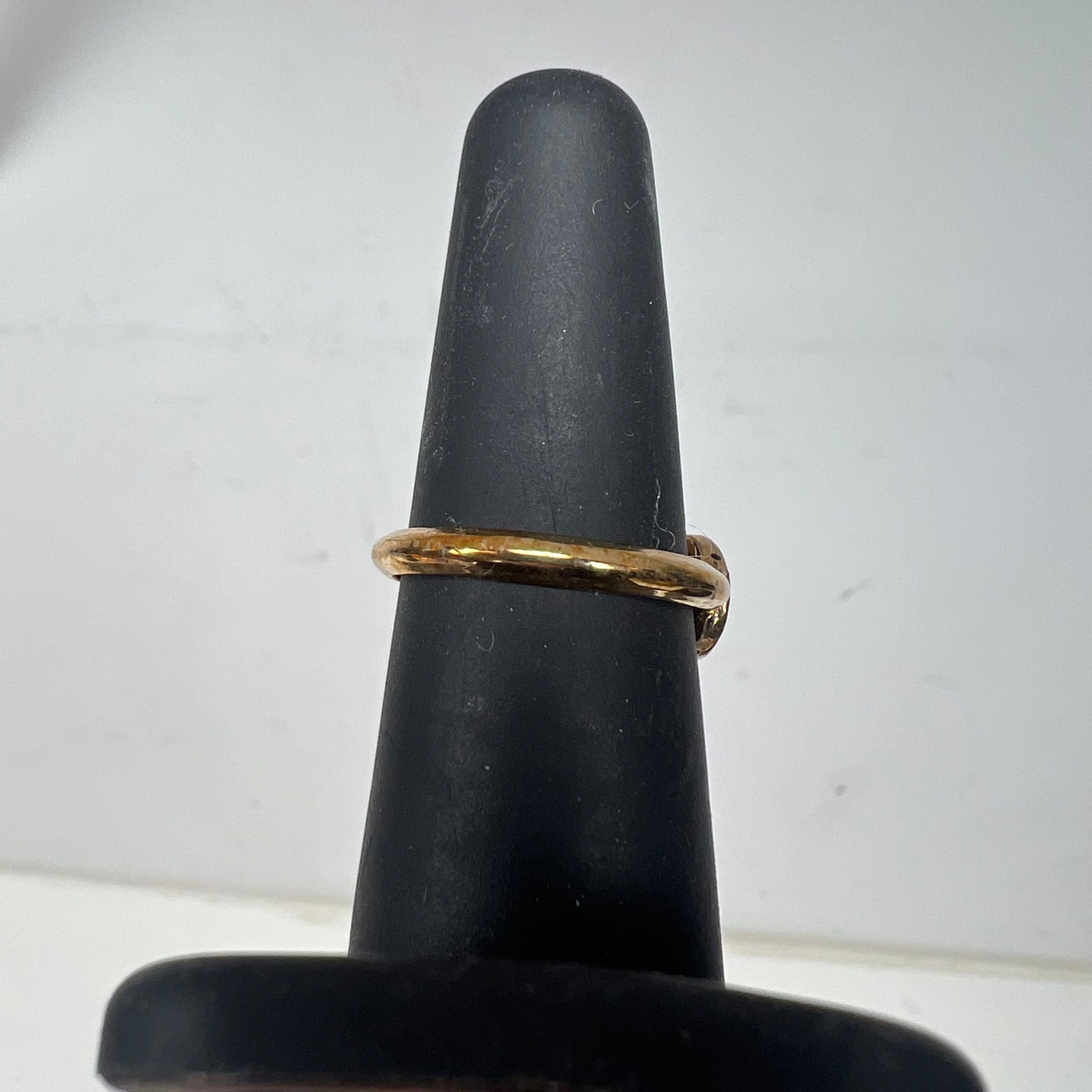 Vintage Avon French Filigree Ring Gold Tone NIB Size Medium 7