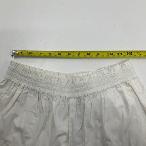 NWT Coach White Cotton Love Patch Elastic Waist Shorts Women's S/M C1844