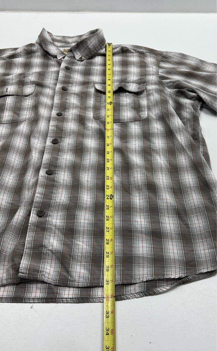 Red Head Brand Co. Gray, Red and White Plaid Casual Dress - Size 3TG