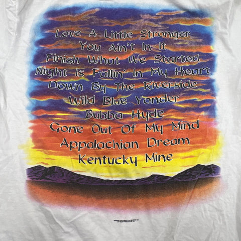 Vintage 1994 Diamond Rio Love A Little Stranger T-Shirt Single Stitch USA Sz L