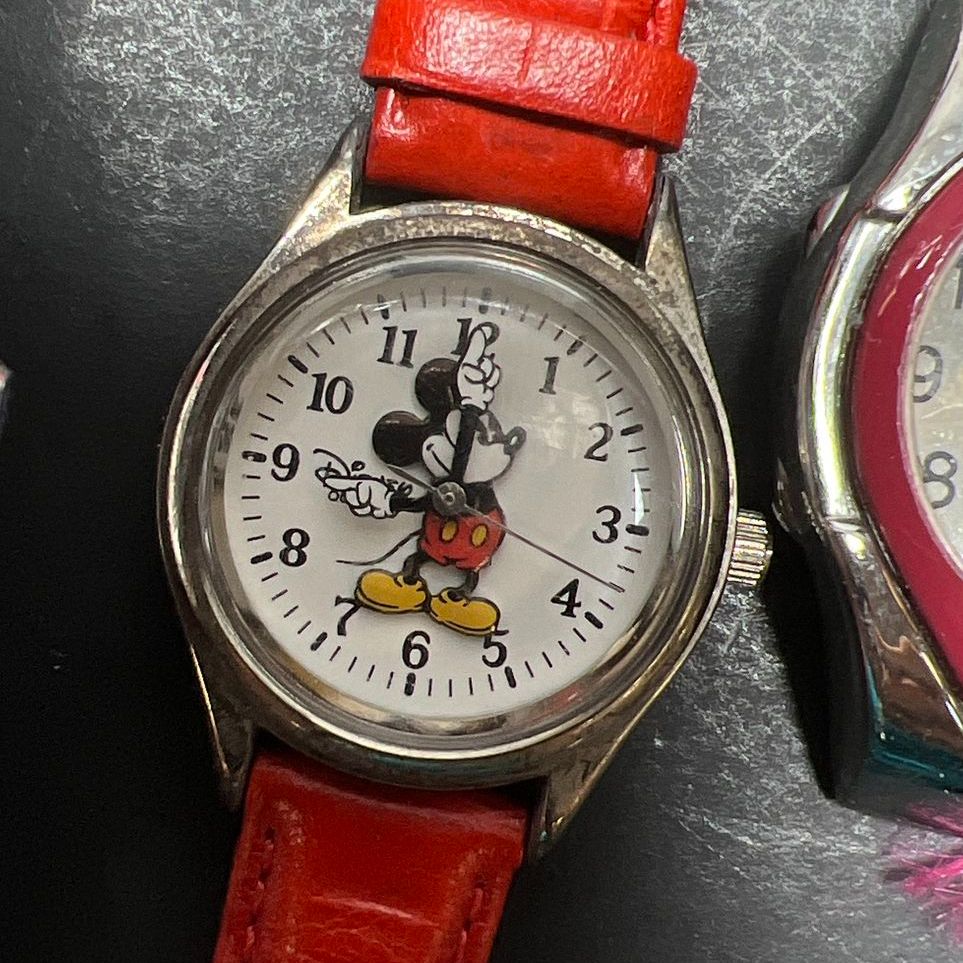 Disney Mickey Mouse Watches Lot Parts or Repair