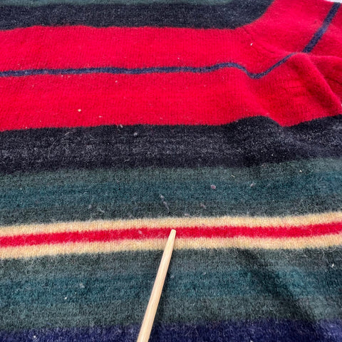 Vintage 90s Lauren Ralph Lauren Multi Stripe Lambswool Sweater Women's L