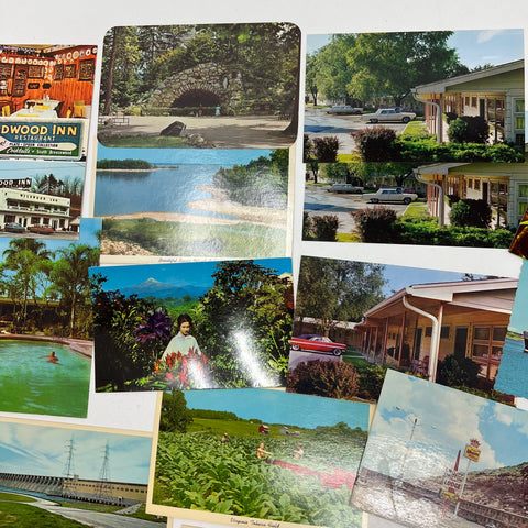 Lot of 25+ Vintage USA Travel Postcards Unposted Blank Chrome Era NYC Boston