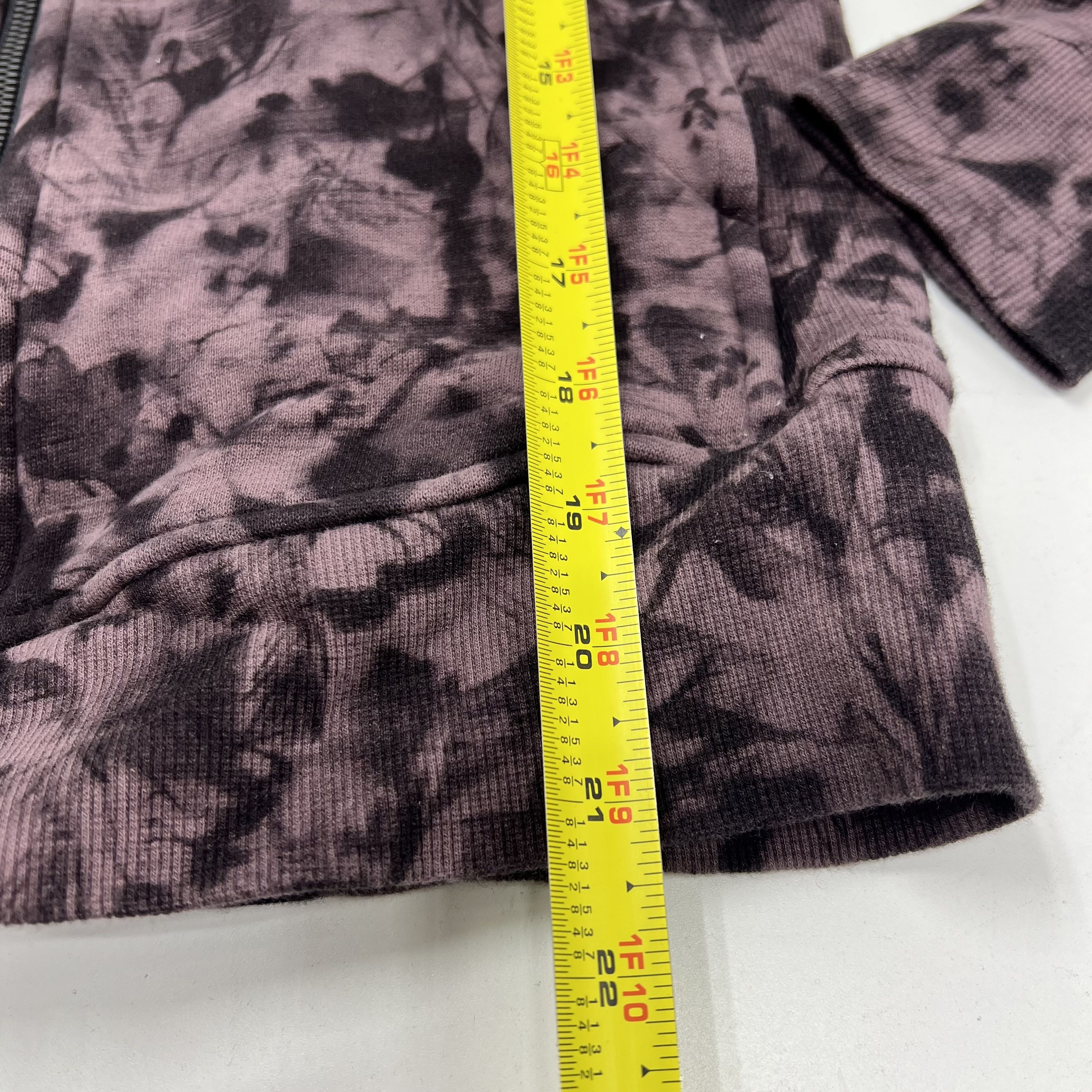 Lululemon Define Dusk Floral Antique Bark Hoodie Full Zip Size 4