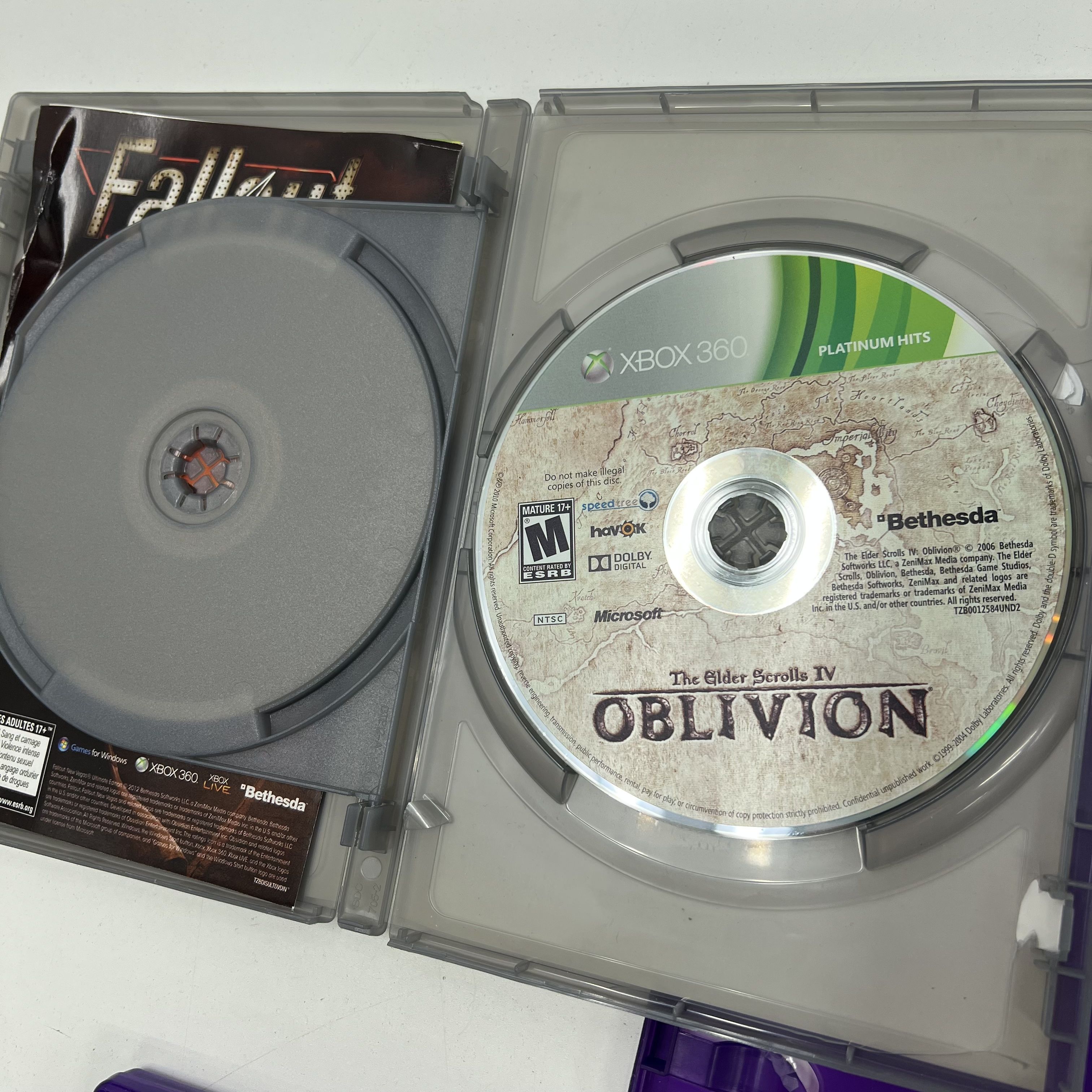 Lot of XBOX 360 Games Untested Lot of 5 Dance Oblivion Fallout 3 Mortal Kombat