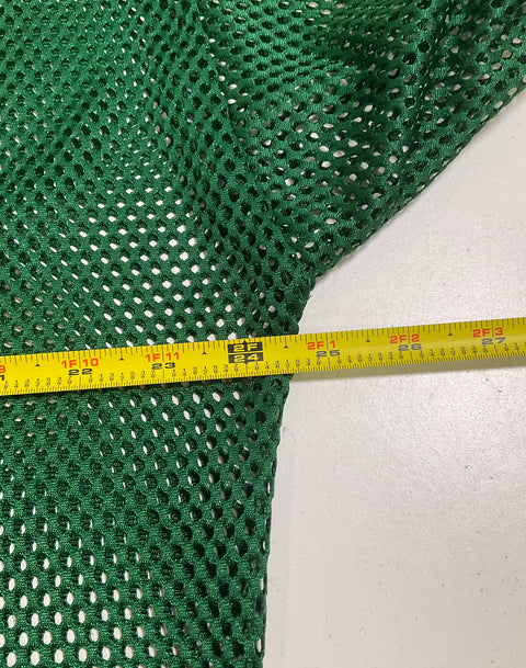Vintage 90s V Star Logo Blank Mesh Football Practice Jersey Green Sz L/XL