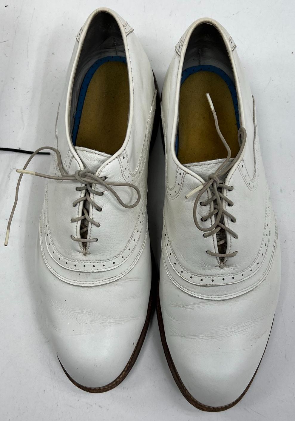 Etonic Lot of 2 Vintage Leather Saddle Golf Shoes Men's Size 10.5