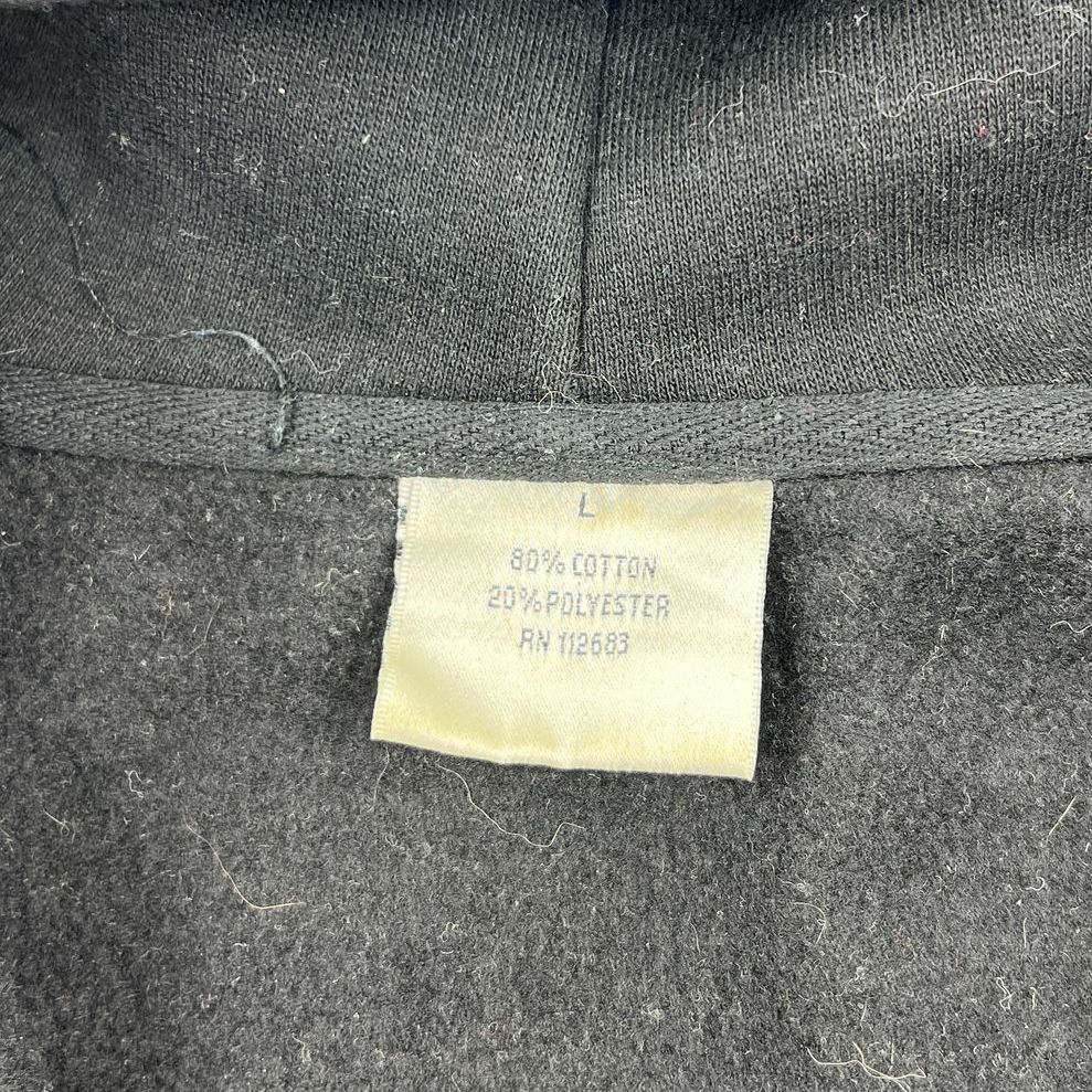 Unisex 2008 Oscars Awards Full Zip Plain Black Hoodie - Size Large