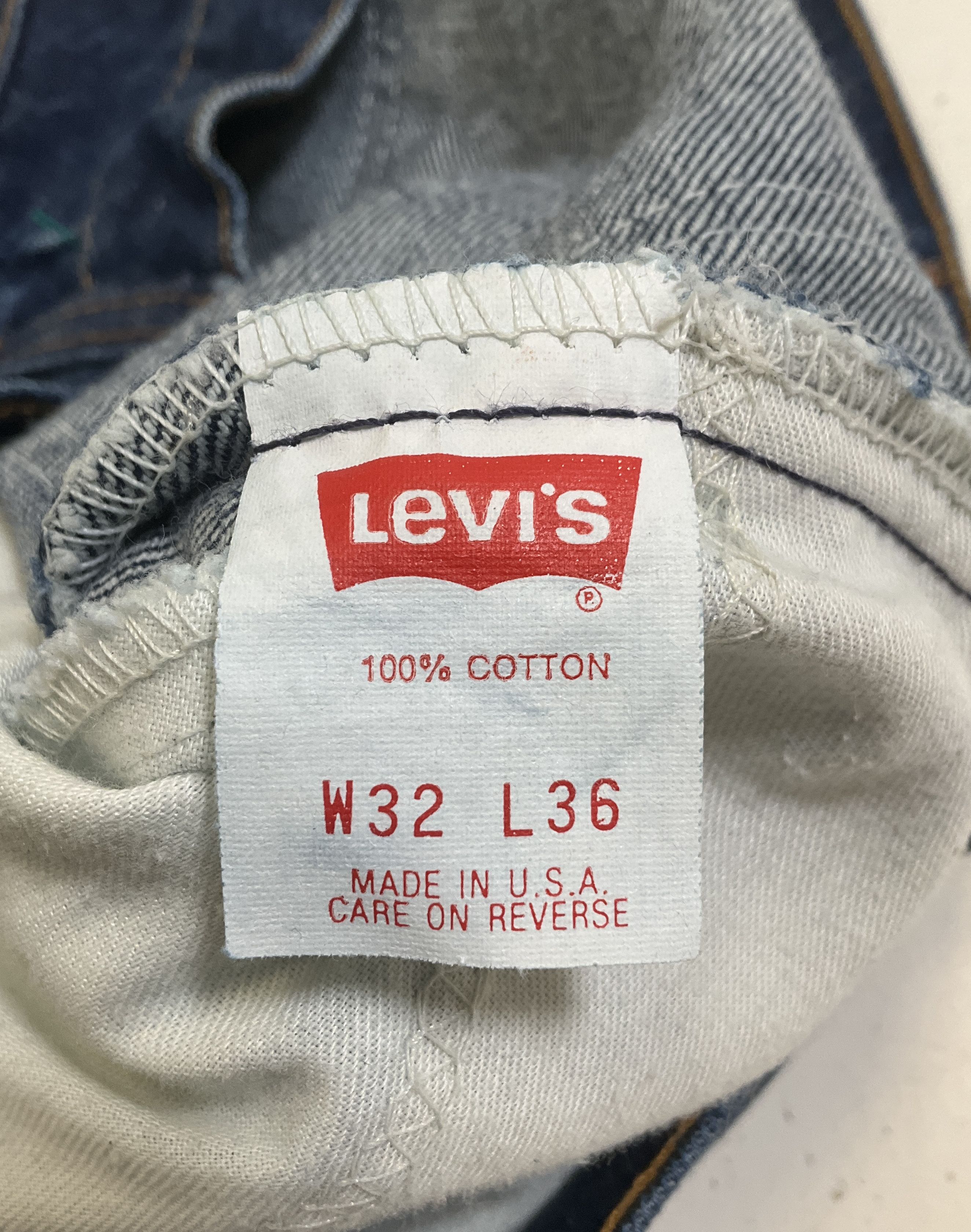 Vintage 90s Levi's 517 Orange Tag Dark Wash Bootcut Jeans Men's W32 L36