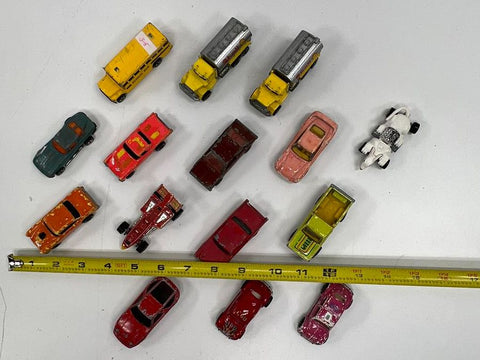 Vintage Hot Wheels 15 Car Lot Blackwall Era 1970s-80s Diecast Shell Truck Bus