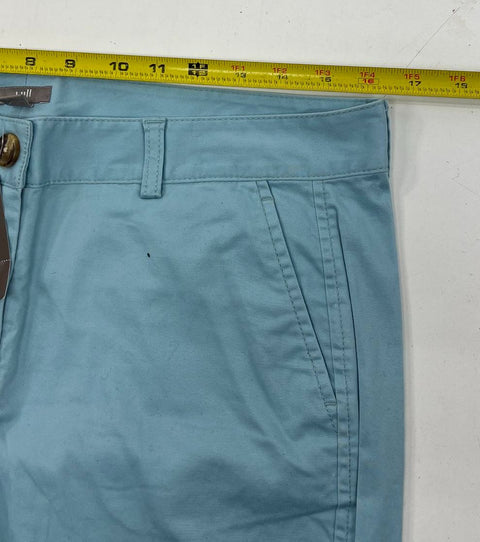 NWT J.Jill Sea Glass Stretch Cuffed Hem Cropped Chino Pants Women's 12P