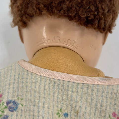 Vintage American Character Composition Bent Limb Baby Doll Sleep Eyes 13"