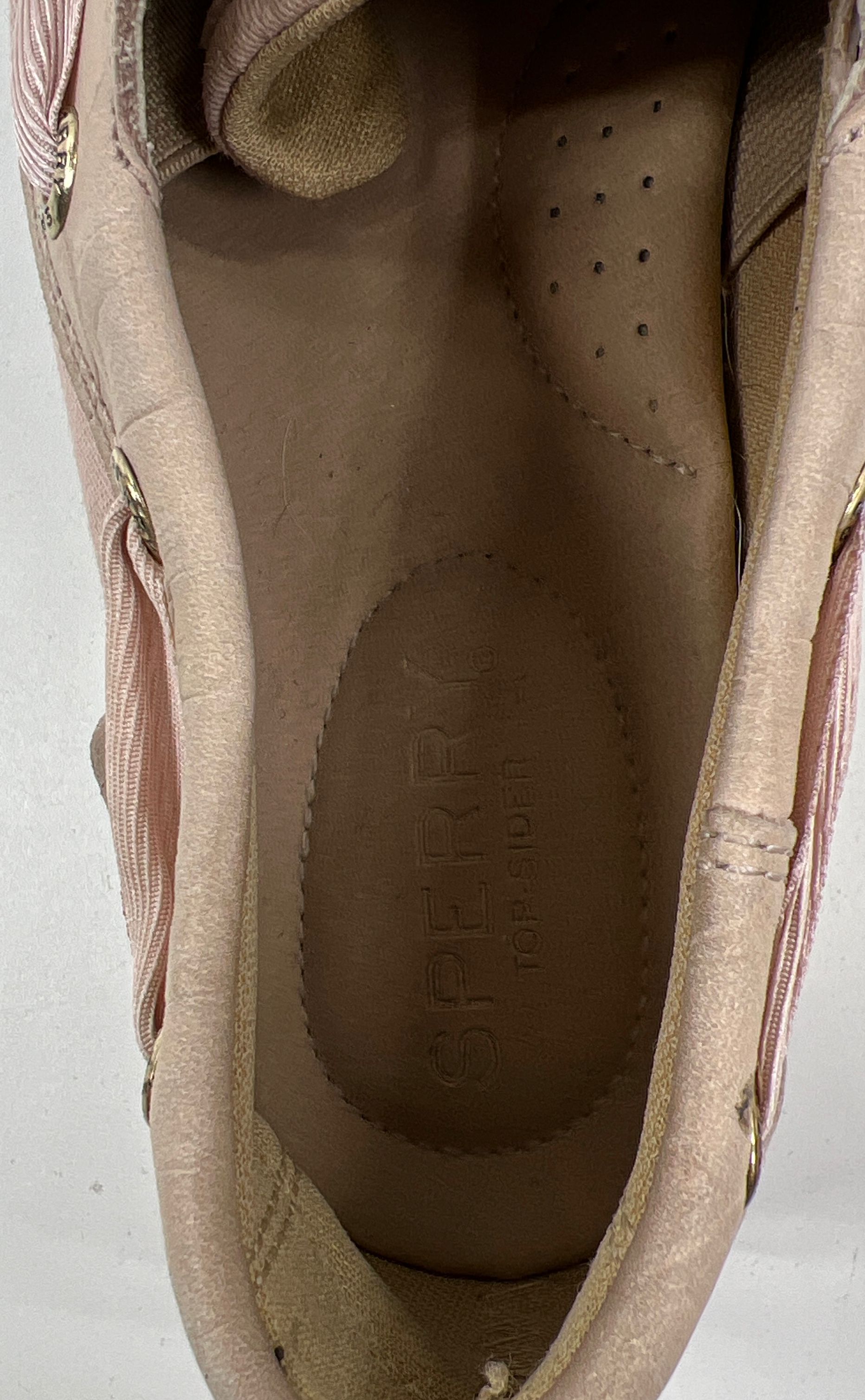 Sperry Pink Leather? Loafer Slip In Casual Lace Up Shoes Women's Size 7