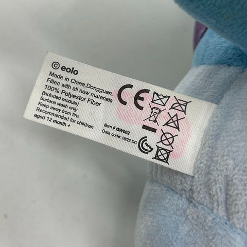 Glowies Fireflies Blue Plush Toy Light & Sound Lullaby Sleeping Companion Open