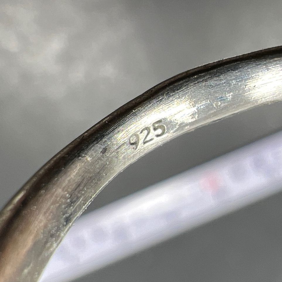 925 Sterling Silver Name Shelly Band Ring Size 11