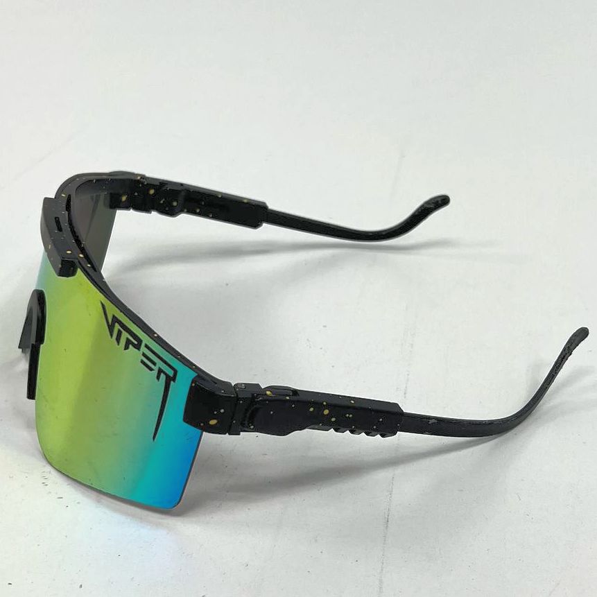Men's Pit Viper Black Polarized "The Monster Bull" Double Wide Sunglasses *READ