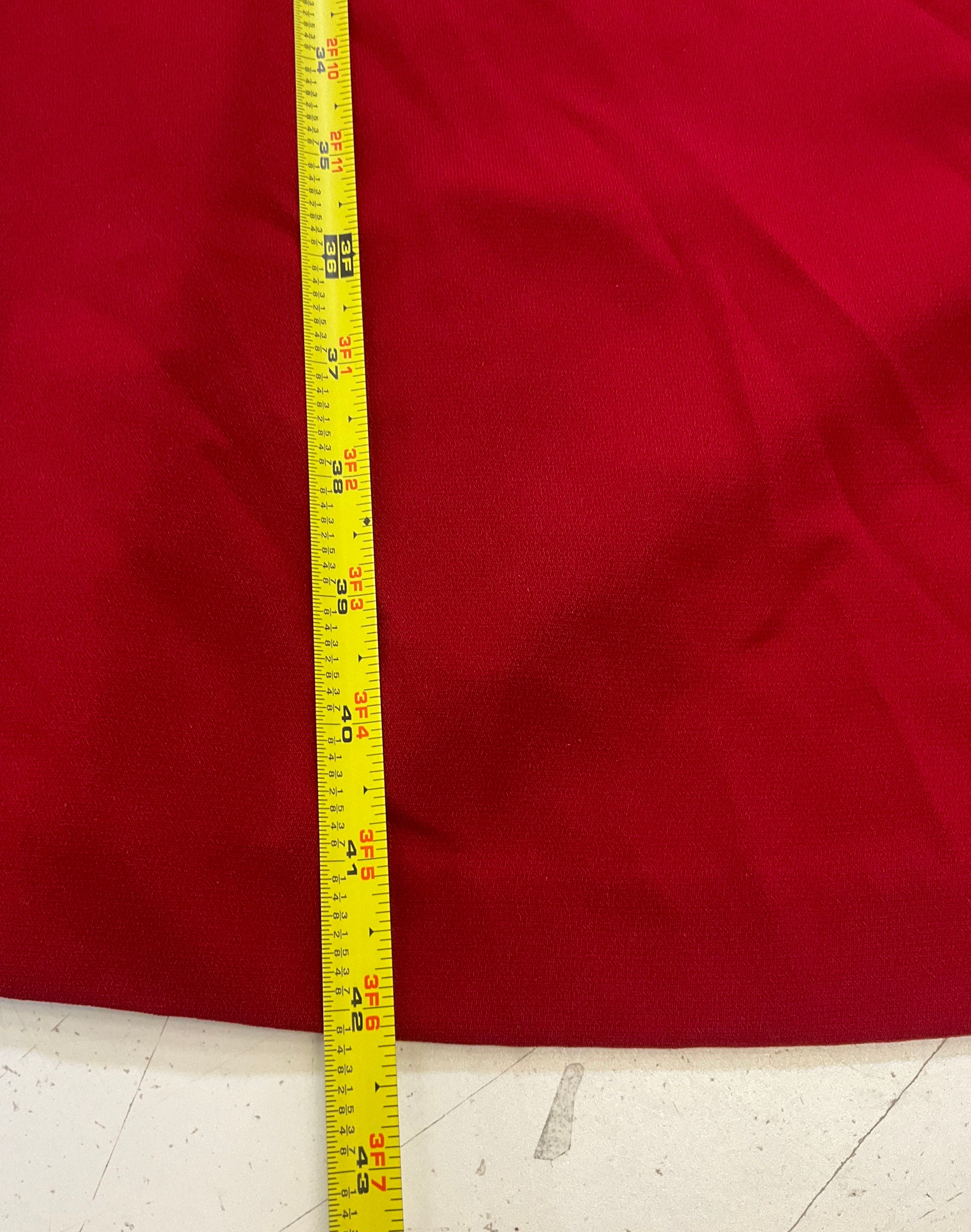 Just In Thyme Ltd Women's Red Sleeveless Sheath Dress Size 16 Vintage
