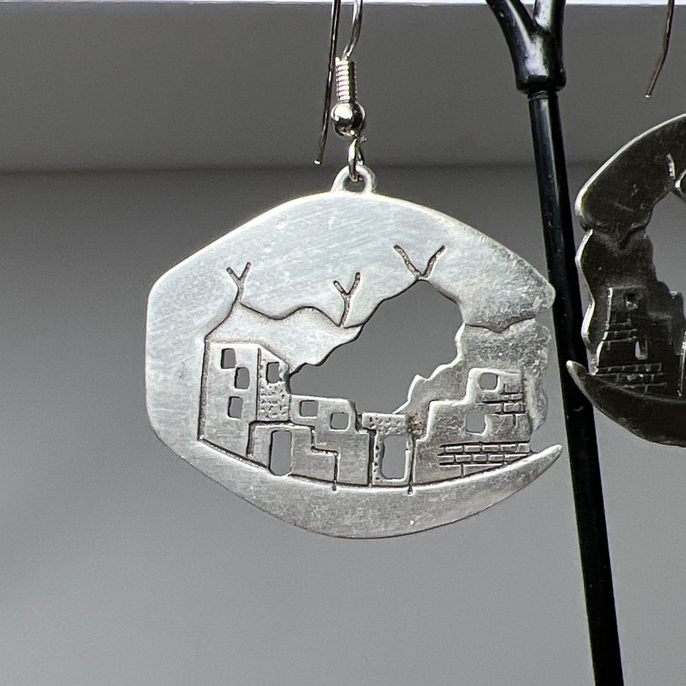 Jonette Jewelry JJ 1988 Pueblo Earrings