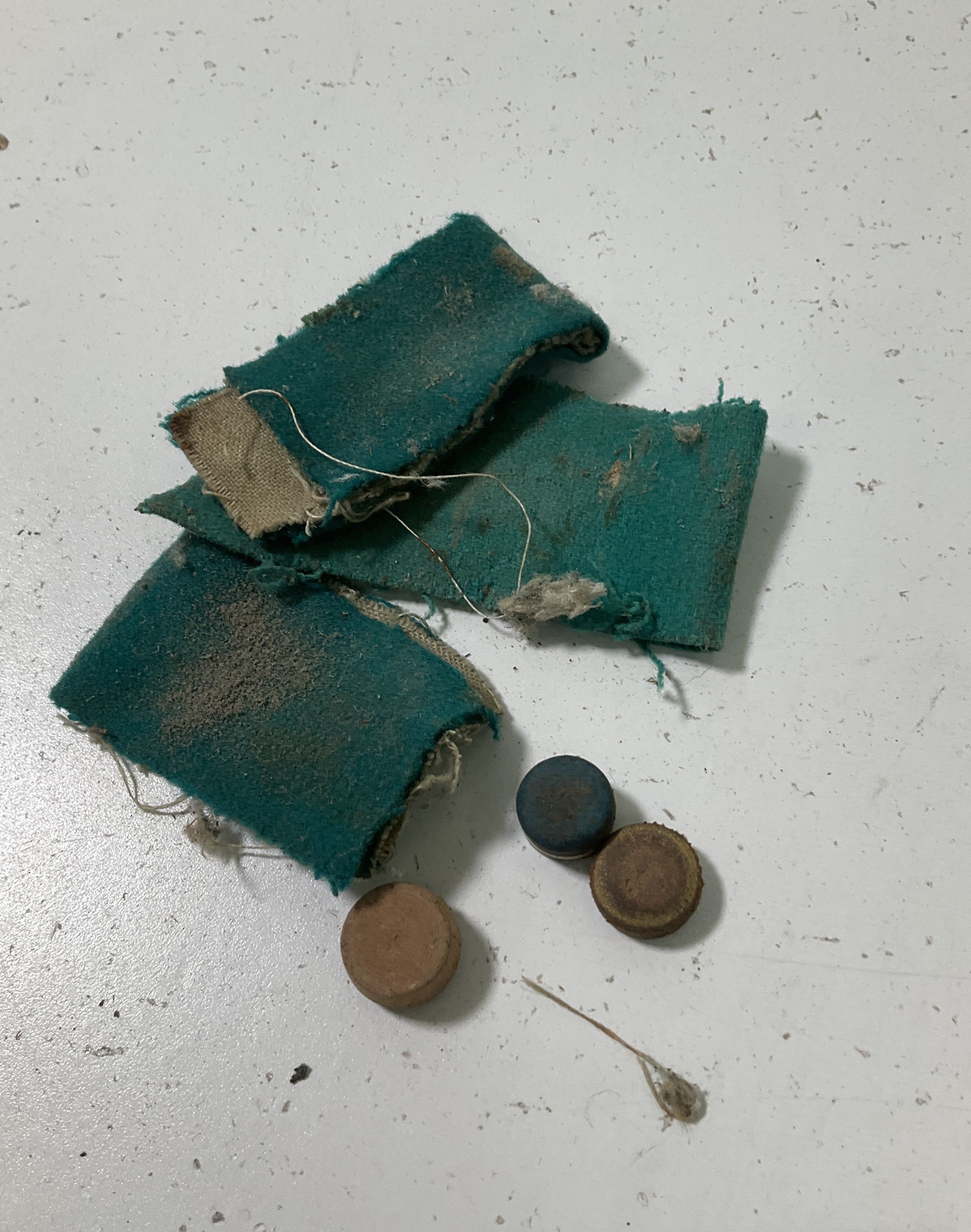 Vintage Pool Cue Repair Kit Lot Parts Clamps Brunswick Balke Collender Company