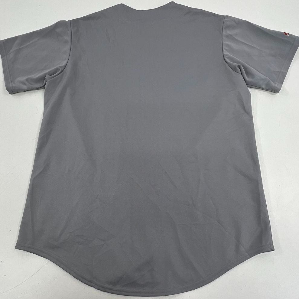 Vintage Majestic St. Louis Cardinals Baseball Jersey Gray Blank Back Sz L