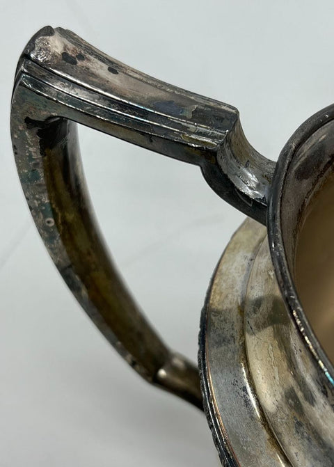 Universal Silver Plate Holloware Lot 7 Pcs Coffee Pot Creamers Sugar Bowls