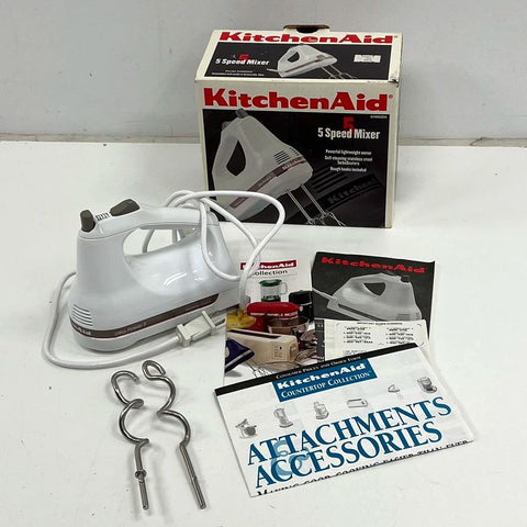 KitchenAid KHM5DH Ultra Power 5-Speed Hand Mixer Vintage White Dough Hooks ONLY