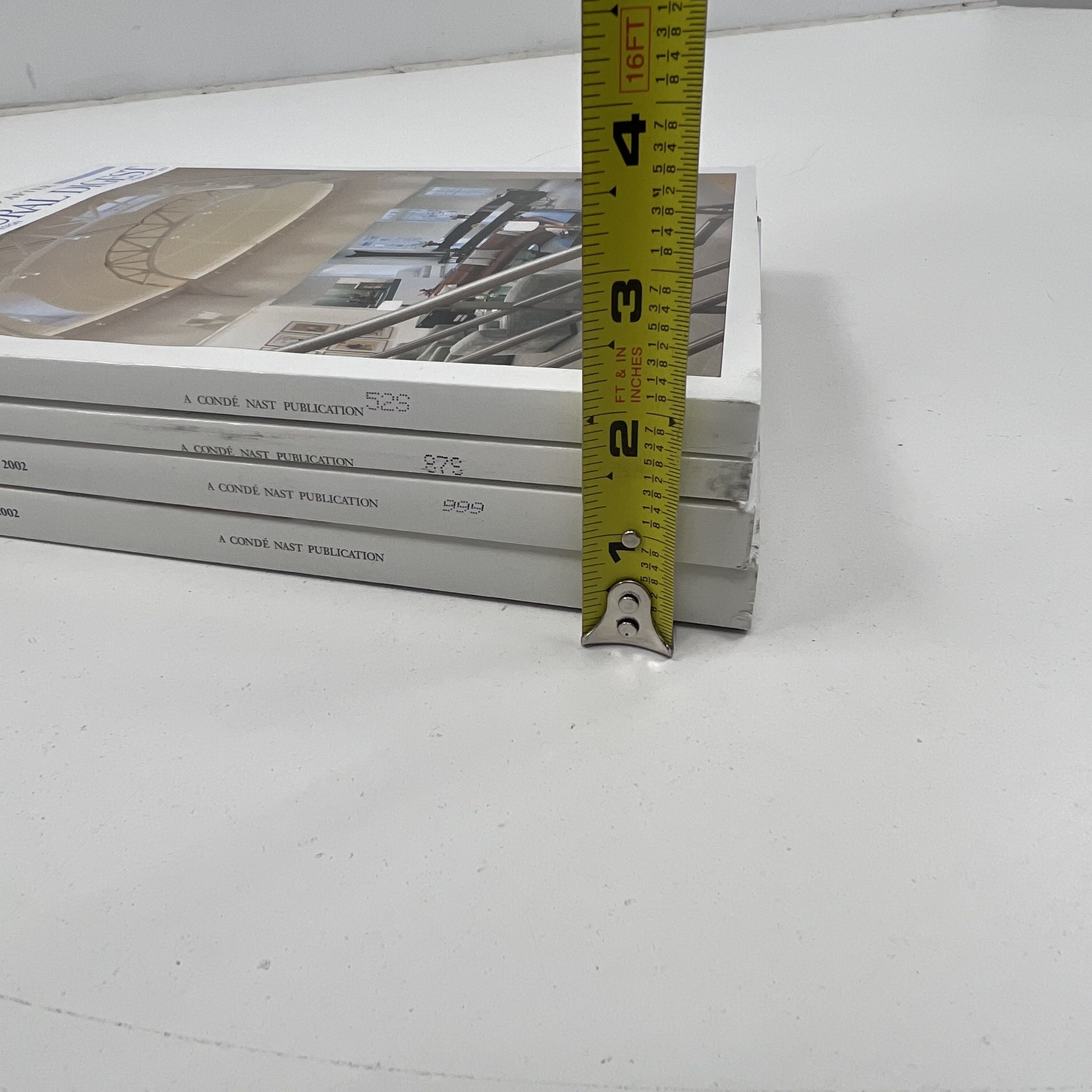 Architectural Digest Magazine Lot of 4 Vintage 2002 2003 Interior Design