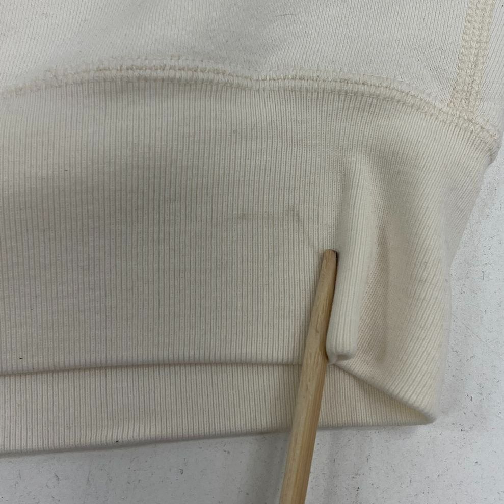 Vintage Y2K Polo Ralph Lauren Cream Embroidered Sweatshirt Men's XL