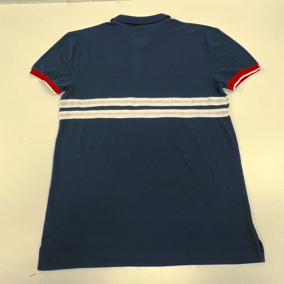 Men's Bleecker & Mercer Blue Panther Graphic Short Sleeve Polo Shirt - Size 3XL