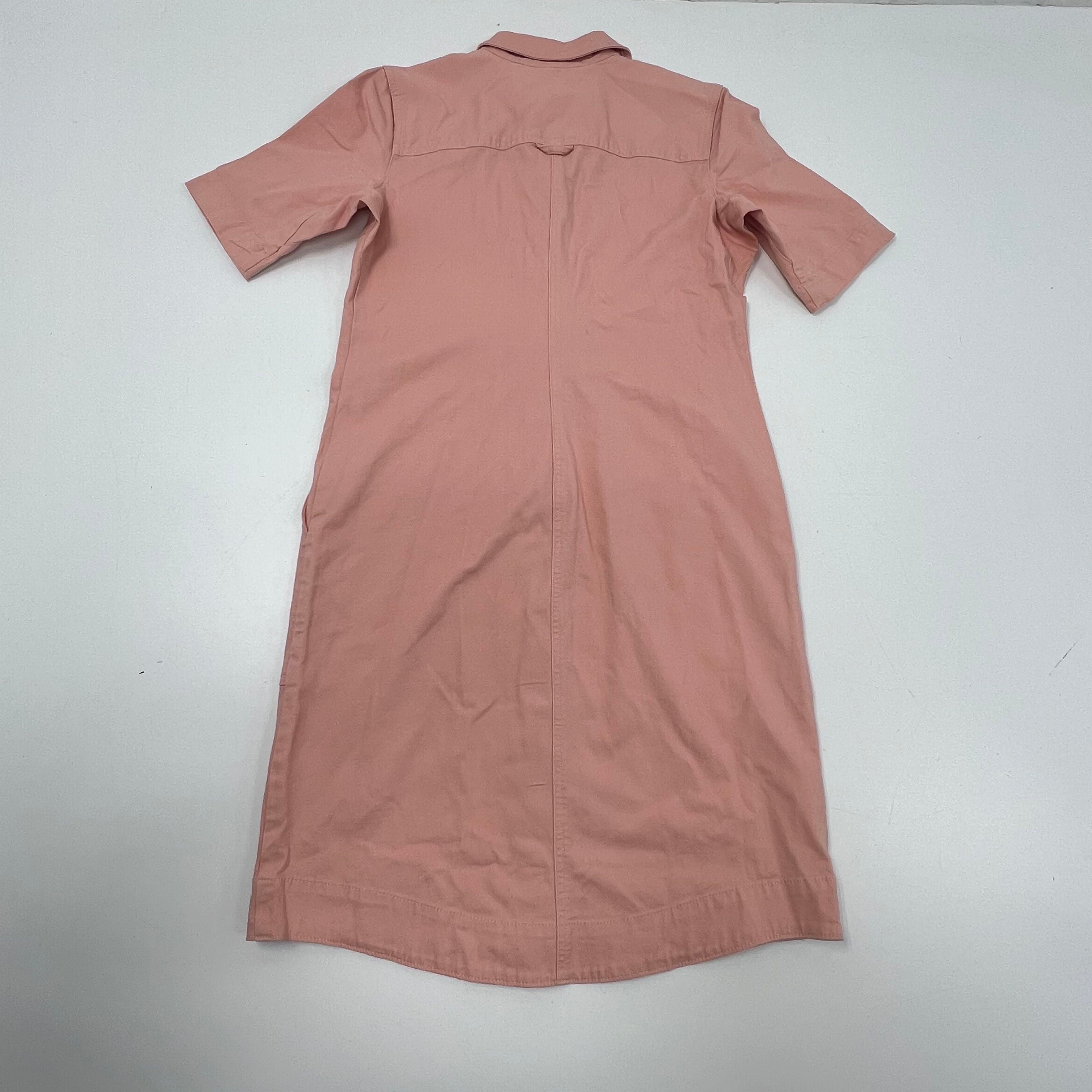 NWT Duluth Flex Fire Hose Collection Utility Button Up Pink Dress - Size XS