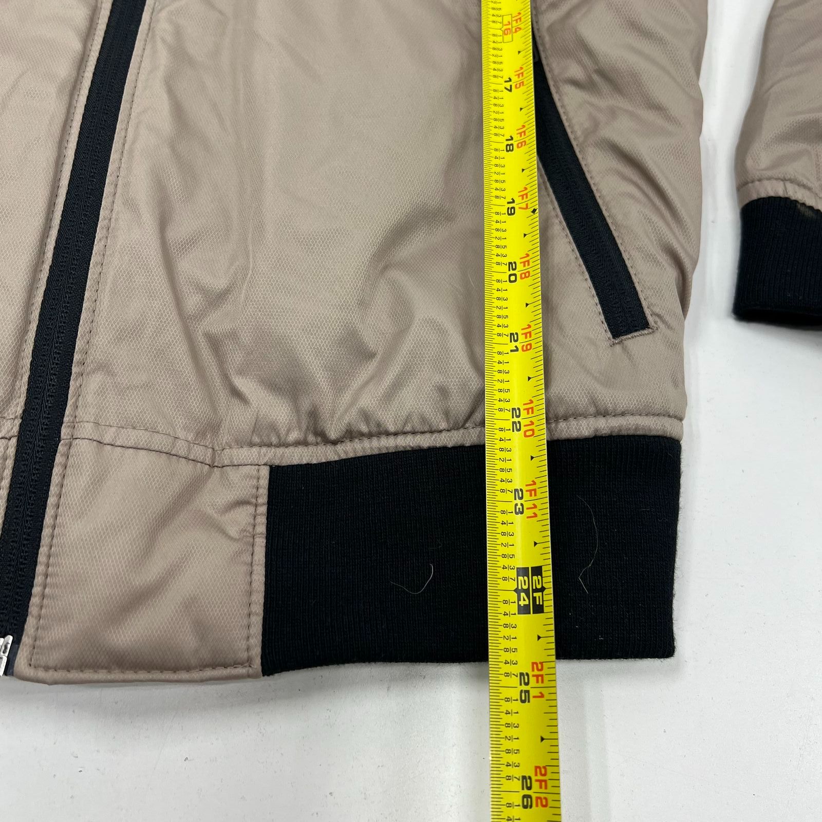 Hollister California Tan Lightweight Full Zip Bomber Jacket Men's S NWT