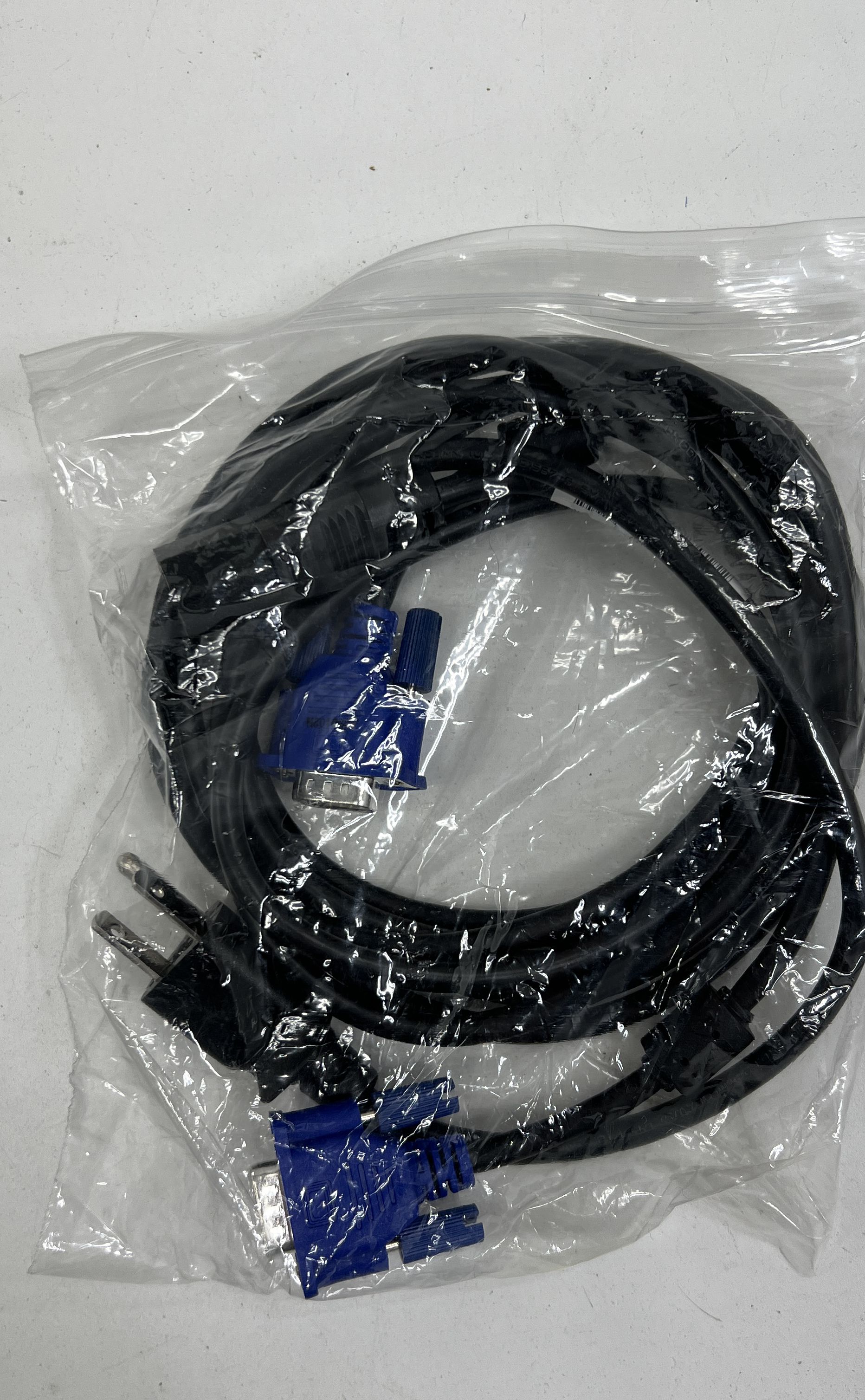 HP Mixed Lot Computer Cables Adapters DisplayPort DVI VGA Power Cord