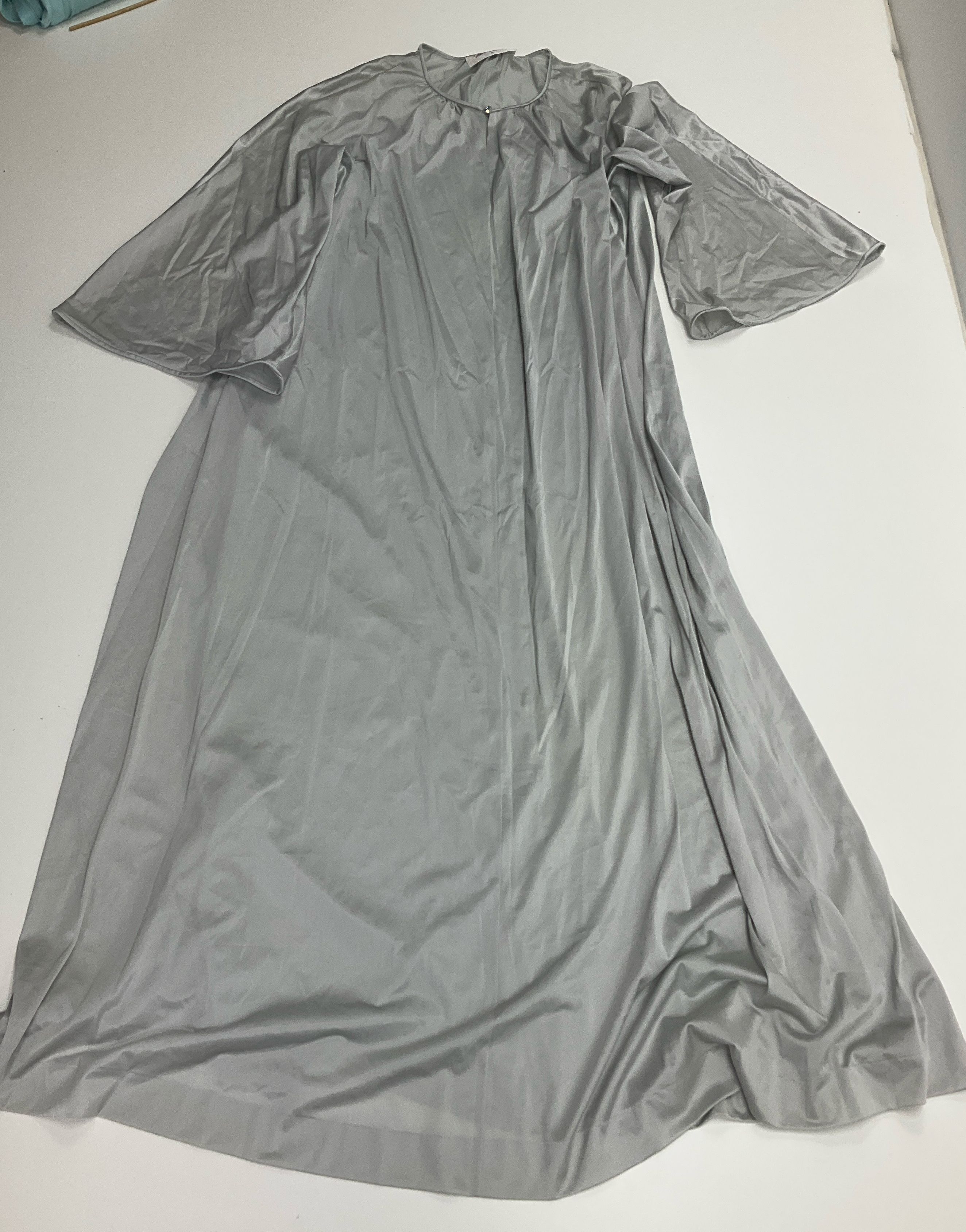 Vanity Fair Blue Gray Semi Sheer Loungewear Robes Set of 2 Size Small Vintage