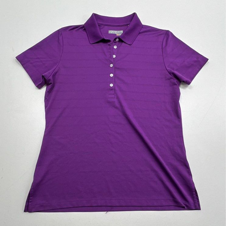 Callaway Purple Collared Shirt - Size Medium