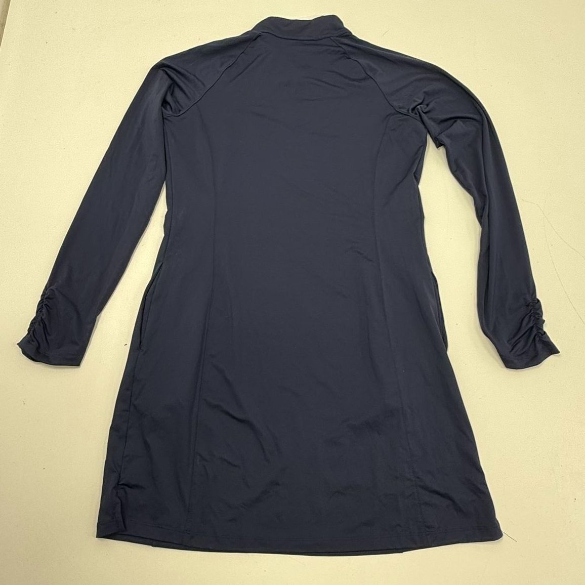 Lady Hagen Navy Solid UV Long Sleeve Golf Dress Women's M NWT