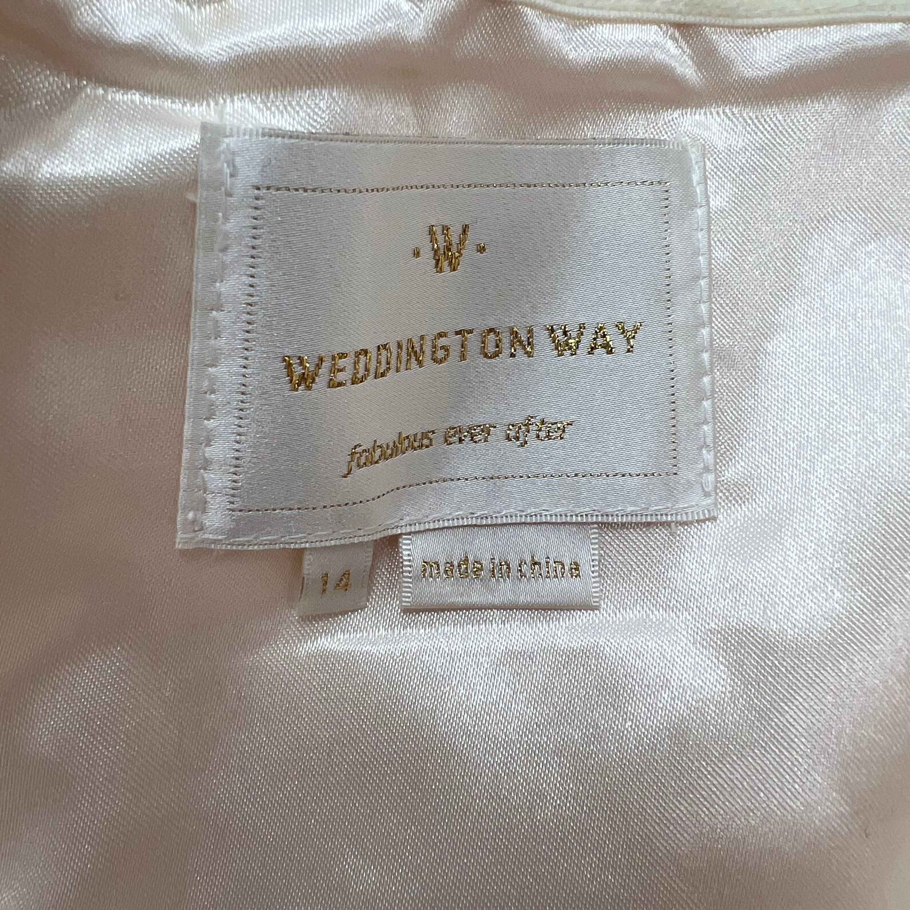Weddington Way Charlotte Chiffon Maxi Bridesmaid Dress Womens Size 14 NWT
