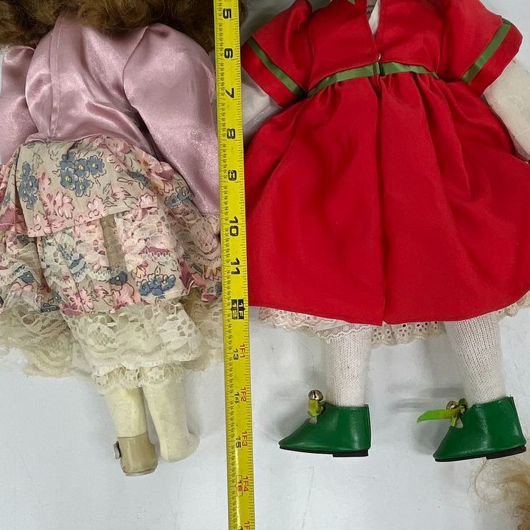 Vintage Lot of 5 Porcelain Dolls Hallmark 1984 LE Boy Girl Collector Dolls
