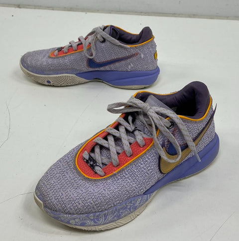 Nike LeBron 20 XX Violet Frost Basketball Shoes Men's Size 8
